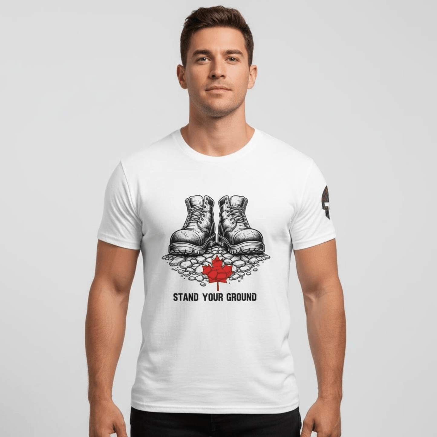 Hussar Tactical - Stand Your Ground Cotton T-Shirt - Black Fox Security Group