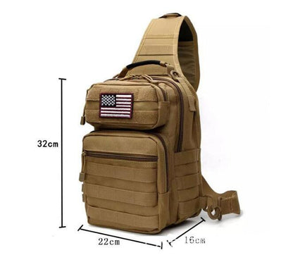 Crossbody Tactical Sling Bag - Black Fox Security Group