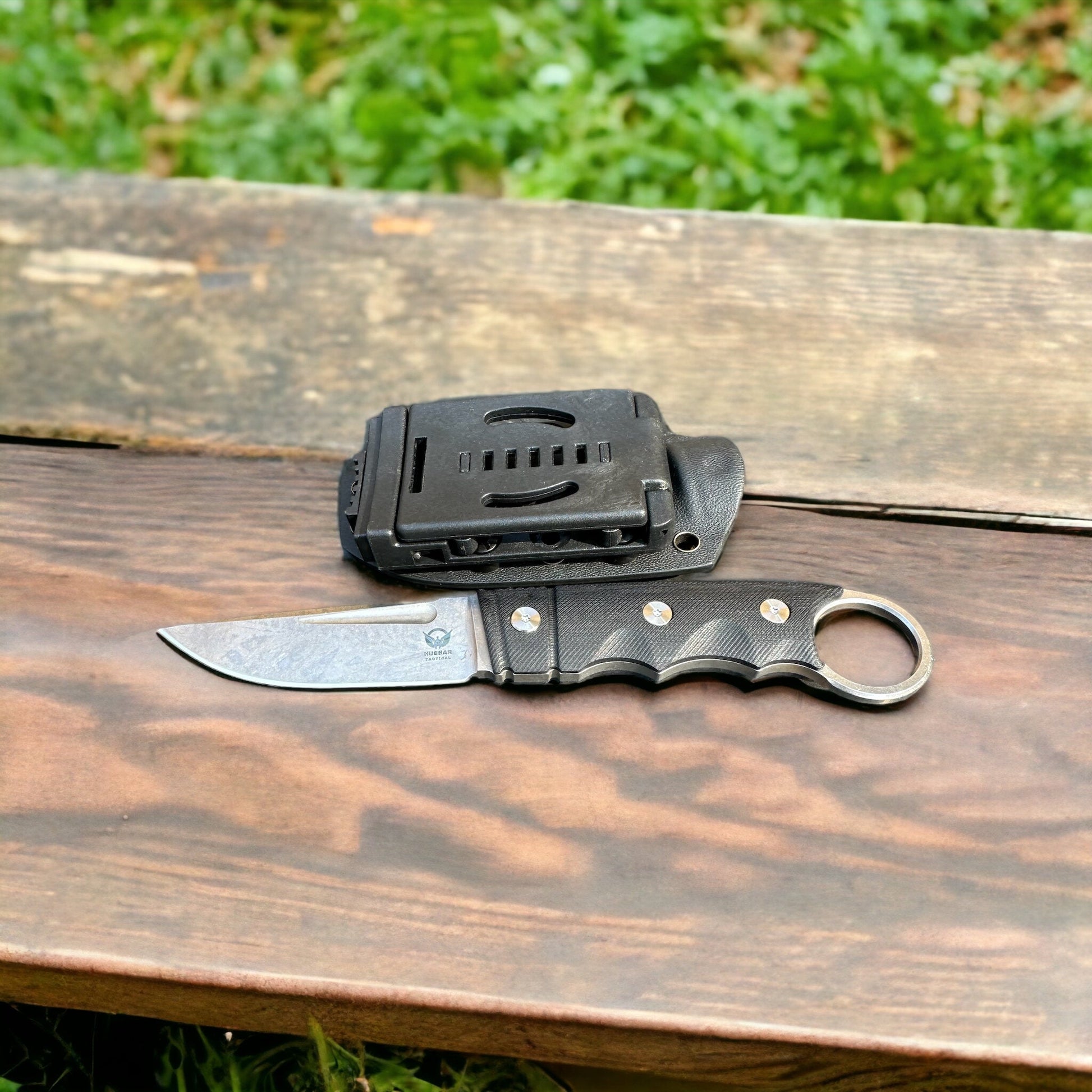HT Fixed Blade Outdoor/Camping Knife - Black Fox Security Group