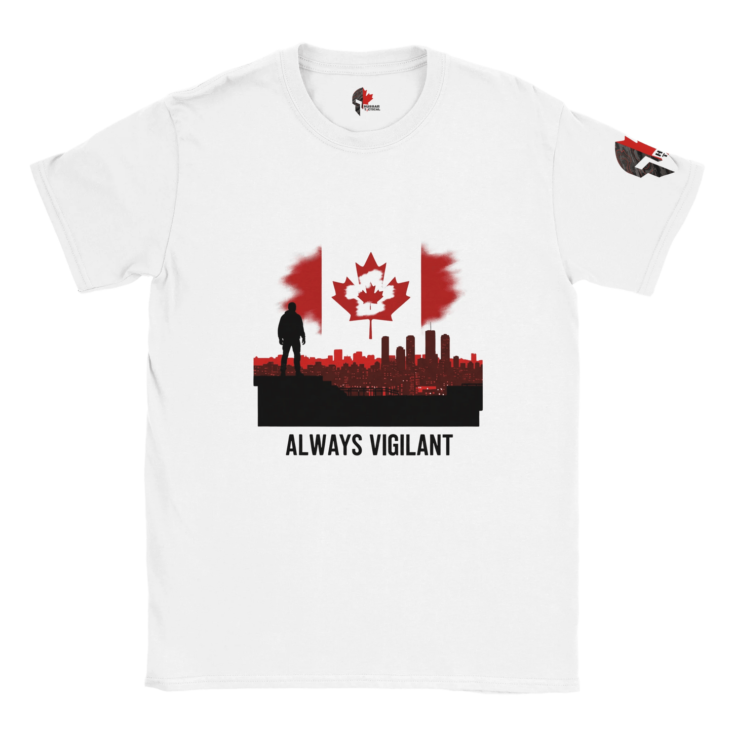 Hussar Tactical - Always Vigilant T-Shirt - Black Fox Security Group