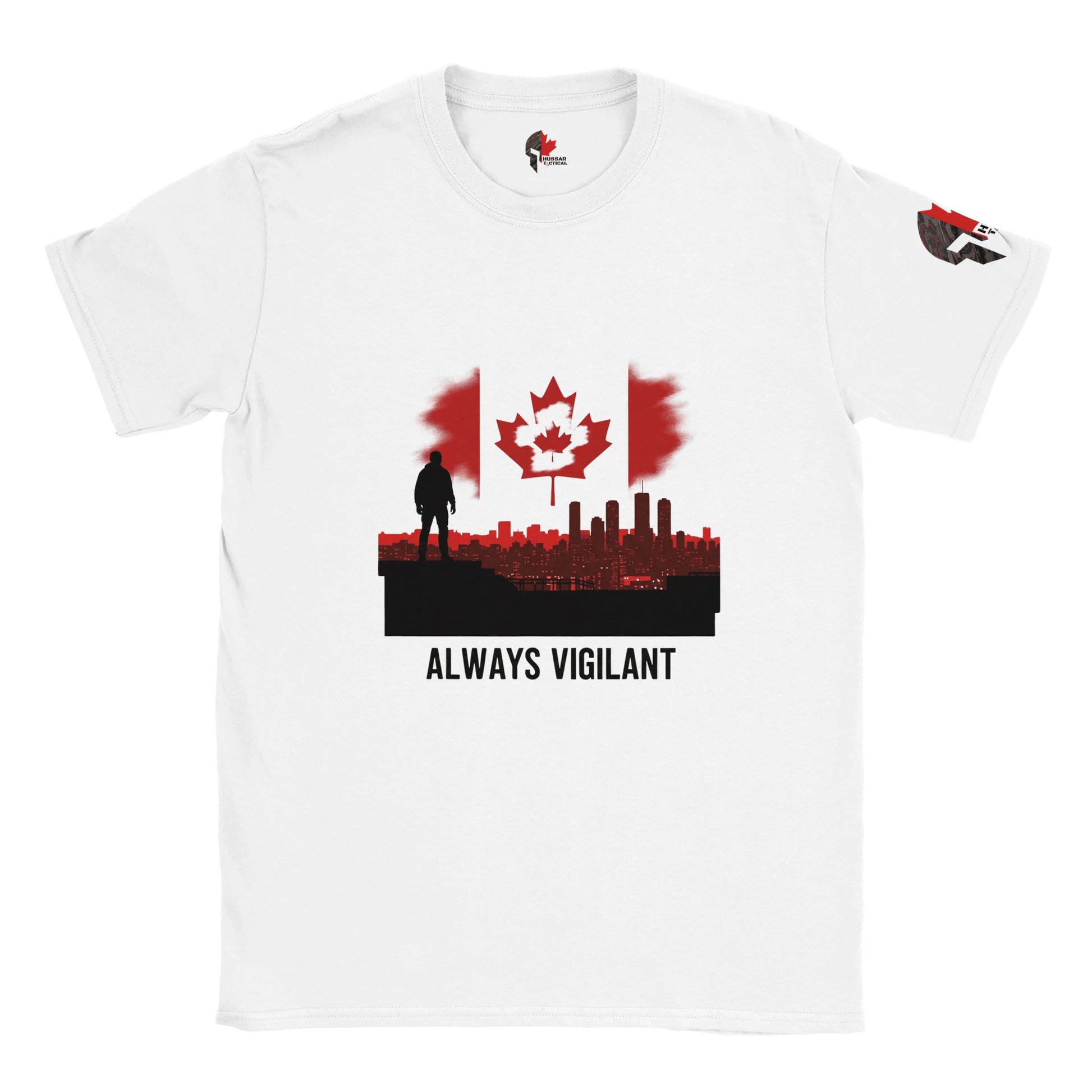 Hussar Tactical - Always Vigilant T-Shirt - Black Fox Security Group
