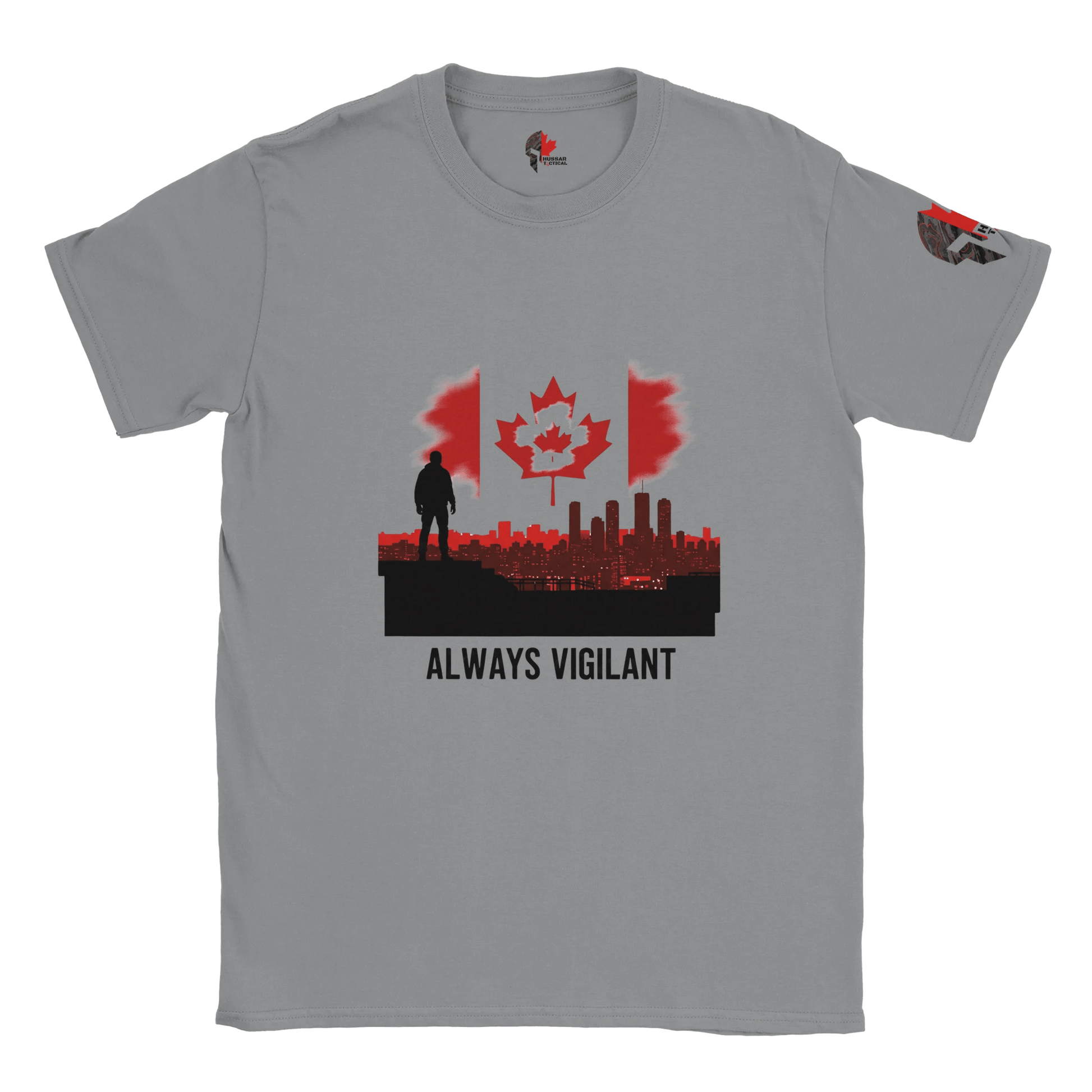 Hussar Tactical - Always Vigilant T-Shirt - Black Fox Security Group