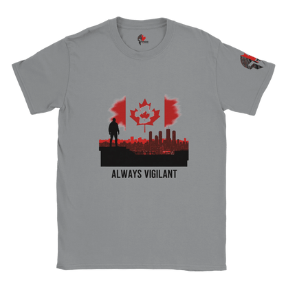 Hussar Tactical - Always Vigilant T-Shirt - Black Fox Security Group