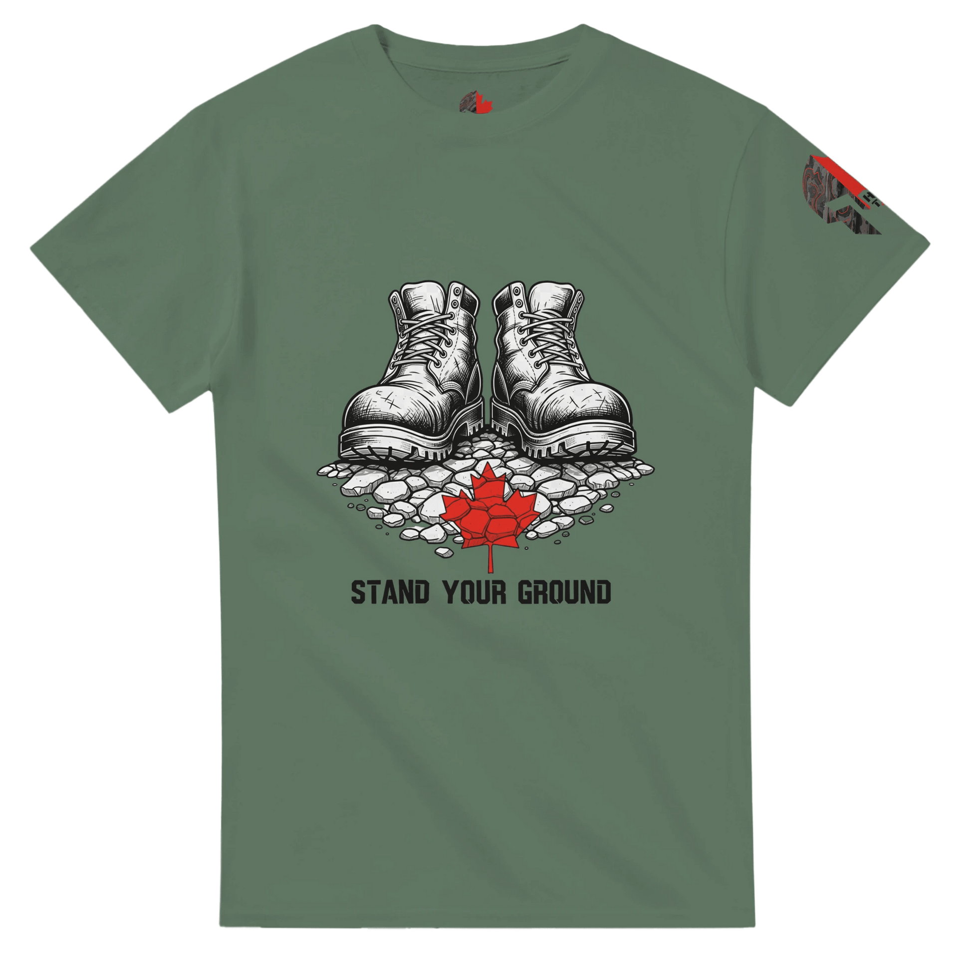 Hussar Tactical - Stand Your Ground Cotton T-Shirt - Black Fox Security Group