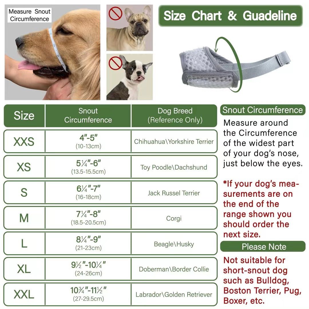 Nylon K9 Muzzle - Black Fox Security Group