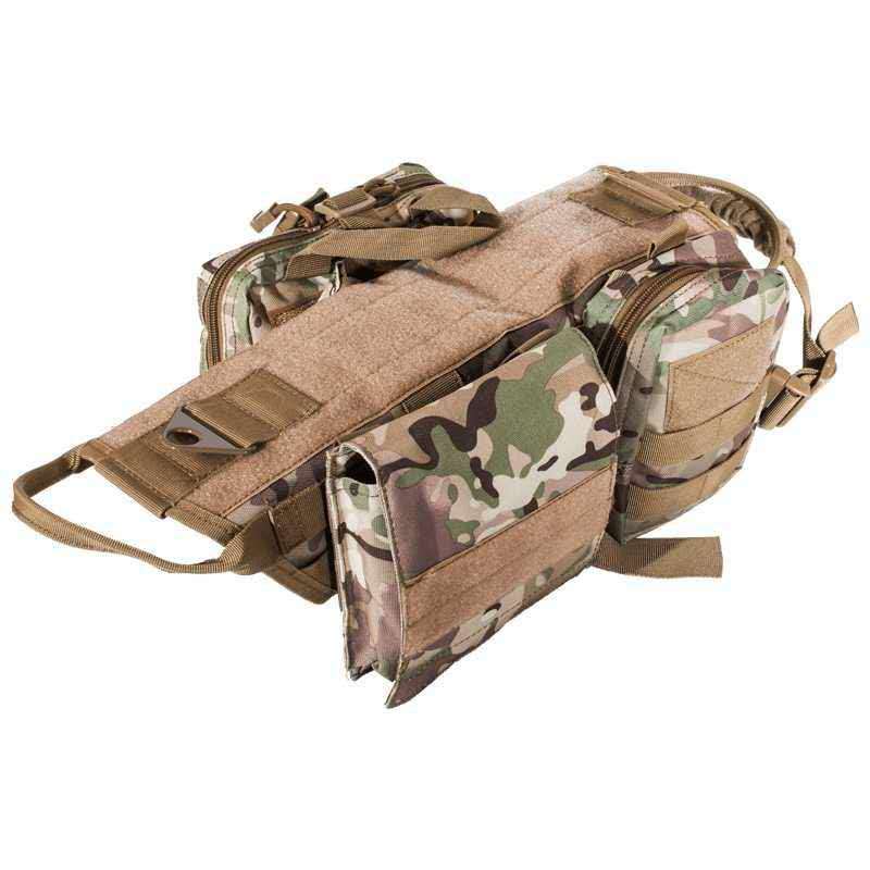 Tactical Dog Harness with Molle System - Black Fox Security Group