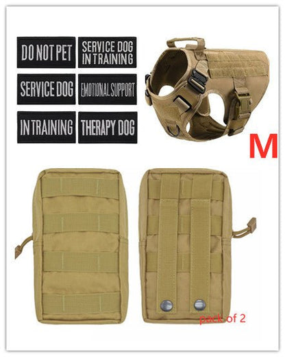 Tactical K9 Harness (for larger breeds) - Black Fox Security Group