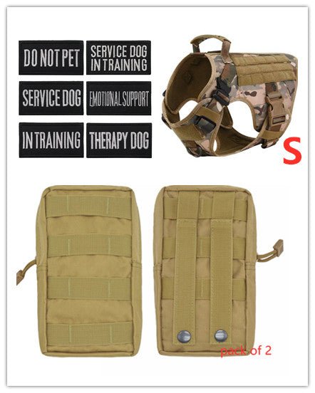Tactical K9 Harness (for larger breeds) - Black Fox Security Group