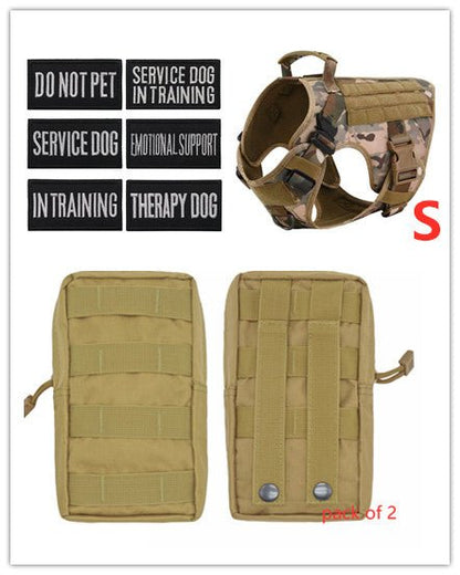 Tactical K9 Harness (for larger breeds) - Black Fox Security Group