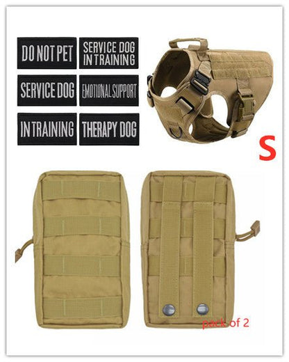 Tactical K9 Harness (for larger breeds) - Black Fox Security Group