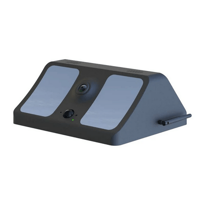 Floodlight surveillance camera (built - in solar panel) - Black Fox Security Group