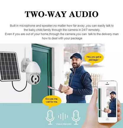 Solar PTZ Battery Camera - Black Fox Security Group