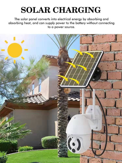 Solar PTZ Battery Camera - Black Fox Security Group