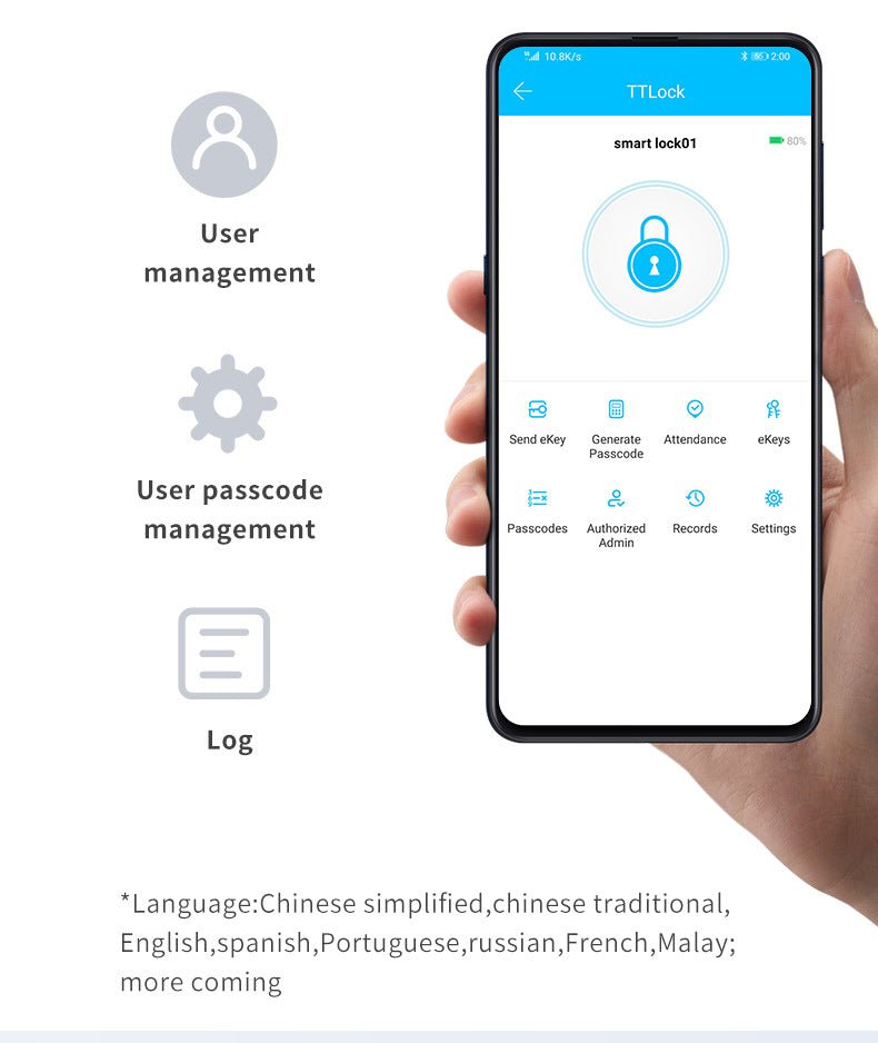 Tuya Smart Lock - Black Fox Security Group